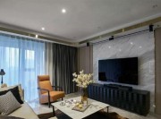 清新淡雅的現(xiàn)代簡約90平米二居室客廳電視背景墻裝修效果圖 清新淡雅的現(xiàn)代簡約90平米二居室客廳電視背景墻裝修效果圖