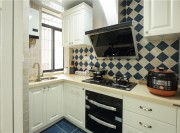 清新舒適的地中海風(fēng)格80平米小戶型廚房裝修效果圖 清新舒適的地中海風(fēng)格80平米小戶型廚房裝修效果圖