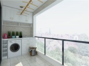 清新自然的北歐風(fēng)格140平米四居室陽臺(tái)裝修效果圖 清新自然的北歐風(fēng)格140平米四居室陽臺(tái)裝修效果圖