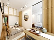 怡然自得的日式風(fēng)格40平米一居室臥室裝修效果圖 怡然自得的日式風(fēng)格40平米一居室臥室裝修效果圖