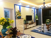 溫馨的地中海風格100平米二居室客廳裝修效果圖 溫馨的地中海風格100平米二居室客廳裝修效果圖