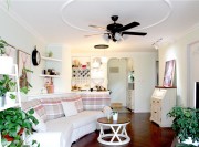 溫馨滿滿的田園風(fēng)格80平米二居室客廳裝修效果圖 溫馨滿滿的田園風(fēng)格80平米二居室客廳裝修效果圖