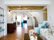 清新的地中海風格90平米小復(fù)式客廳樓梯裝修效果圖 清新的地中海風格90平米小復(fù)式客廳樓梯裝修效果圖