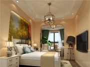 溫馨的田園風(fēng)格100平米二居室臥室吊頂裝修效果圖 溫馨的田園風(fēng)格100平米二居室臥室吊頂裝修效果圖