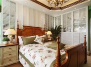 純凈幽雅的田園風(fēng)格100平米二居室臥室裝修效果圖 純凈幽雅的田園風(fēng)格100平米二居室臥室裝修效果圖