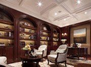 豪華炫麗的美式風(fēng)格300平米別墅書房壁櫥裝修效果圖 豪華炫麗的美式風(fēng)格300平米別墅書房壁櫥裝修效果圖