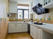 時(shí)尚休閑的田園風(fēng)格120平米三居室廚房裝修效果圖 時(shí)尚休閑的田園風(fēng)格120平米三居室廚房裝修效果圖