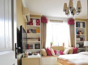 小清新的地中海風(fēng)格60平米二居室臥室裝修效果圖 小清新的地中海風(fēng)格60平米二居室臥室裝修效果圖