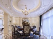 豪華炫麗的美式風(fēng)格300平米別墅餐廳吊頂裝修效果圖 豪華炫麗的美式風(fēng)格300平米別墅餐廳吊頂裝修效果圖