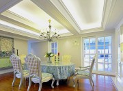 時(shí)尚休閑的田園風(fēng)格120平米三居室餐廳裝修效果圖 時(shí)尚休閑的田園風(fēng)格120平米三居室餐廳裝修效果圖