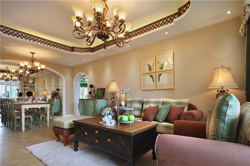 純凈幽雅的田園風(fēng)格100平米二居室裝修效果圖 純凈幽雅的田園風(fēng)格100平米二居室裝修效果圖