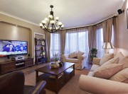 復(fù)古田園風(fēng)格100平米復(fù)式客廳吊頂裝修效果圖 復(fù)古田園風(fēng)格100平米復(fù)式客廳吊頂裝修效果圖