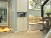 清新田園風(fēng)格110平米復(fù)式玄關(guān)過(guò)道裝修效果圖 清新田園風(fēng)格110平米復(fù)式玄關(guān)過(guò)道裝修效果圖