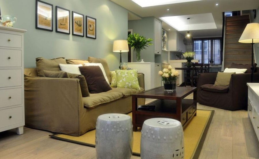 清新田園風(fēng)格110平米復(fù)式裝修效果圖 清新田園風(fēng)格110平米復(fù)式裝修效果圖