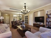 復(fù)古田園風(fēng)格100平米復(fù)式客廳裝修效果圖 復(fù)古田園風(fēng)格100平米復(fù)式客廳裝修效果圖