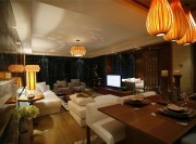 靜謐穩(wěn)重的東南亞風(fēng)格100平米三居室餐廳裝修效果圖 靜謐穩(wěn)重的東南亞風(fēng)格100平米三居室餐廳裝修效果圖