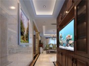 豪華溫馨的歐式風(fēng)格四居室玄關(guān)過(guò)道裝修效果圖