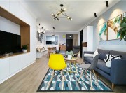 清爽簡潔的北歐風格四居室客廳裝修效果圖 清爽簡潔的北歐風格四居室客廳裝修效果圖