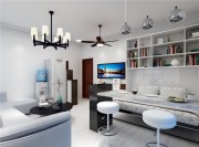 簡約時尚的北歐風格一居室客廳裝修效果圖 簡約時尚的北歐風格一居室客廳裝修效果圖