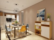 多姿多彩的北歐風格三居室餐廳裝修效果圖 多姿多彩的北歐風格三居室餐廳裝修效果圖