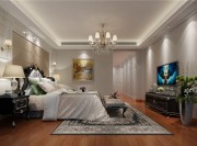 簡約大氣的歐式風格三居室臥室吊頂裝修效果圖 簡約大氣的歐式風格三居室臥室吊頂裝修效果圖