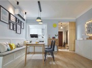 清爽簡潔的北歐風格四居室餐廳裝修效果圖 清爽簡潔的北歐風格四居室餐廳裝修效果圖