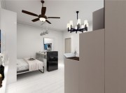 簡約時尚的北歐風格一居室玄關裝修效果圖 簡約時尚的北歐風格一居室玄關裝修效果圖