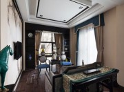 淡雅清新中式風(fēng)格100平米公寓書(shū)房吊頂裝修效果圖 淡雅清新中式風(fēng)格100平米公寓書(shū)房吊頂裝修效果圖