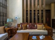 內(nèi)斂含蓄的中式風(fēng)格200平米別墅客廳背景墻裝修效果圖 內(nèi)斂含蓄的中式風(fēng)格200平米別墅客廳背景墻裝修效果圖