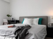 時(shí)尚立體現(xiàn)代簡(jiǎn)約風(fēng)格120平米復(fù)式loft臥室背景墻裝修效果圖 時(shí)尚立體現(xiàn)代簡(jiǎn)約風(fēng)格120平米復(fù)式loft臥室背景墻裝修效果圖