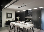 清爽簡潔現(xiàn)代簡約風(fēng)格100平米三居室餐廳吊頂裝修效果圖 清爽簡潔現(xiàn)代簡約風(fēng)格100平米三居室餐廳吊頂裝修效果圖