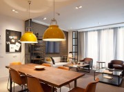 個(gè)性裝修現(xiàn)代簡(jiǎn)約風(fēng)格70平米二居室餐廳吊頂裝修效果圖