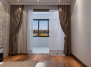 柔和簡(jiǎn)約美式130平二居室臥室窗簾裝修效果圖 柔和簡(jiǎn)約美式130平二居室臥室窗簾裝修效果圖