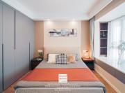 龍湖獅山原著現(xiàn)代簡約復(fù)式臥室裝修實(shí)景案例