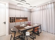 龍湖獅山原著現(xiàn)代簡約復(fù)式廚房裝修實(shí)景案例