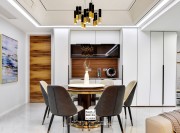 獅山原著現(xiàn)代簡約復(fù)式餐廳實景裝修案例