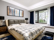 獅山原著現(xiàn)代簡約復(fù)式臥室實景裝修案例