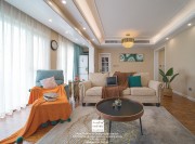 太陽城星辰花園現代簡約客廳裝修案例