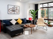 吳江麗灣域工業(yè)風(fēng)別墅裝修實(shí)景案例客廳