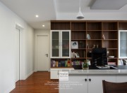 獅山名門現(xiàn)代簡約三居室書房裝修實景案例