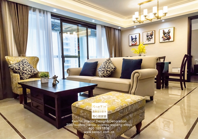 實(shí)景案例尊域雅苑簡美風(fēng)格兩居室