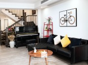 吳江麗灣域工業(yè)風(fēng)別墅裝修實(shí)景案例客廳