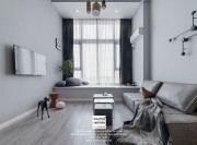 活力島民宿現(xiàn)代風(fēng)格客廳實(shí)景裝修案例