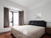 獅山名門現(xiàn)代簡約三居室臥室裝修實景案例