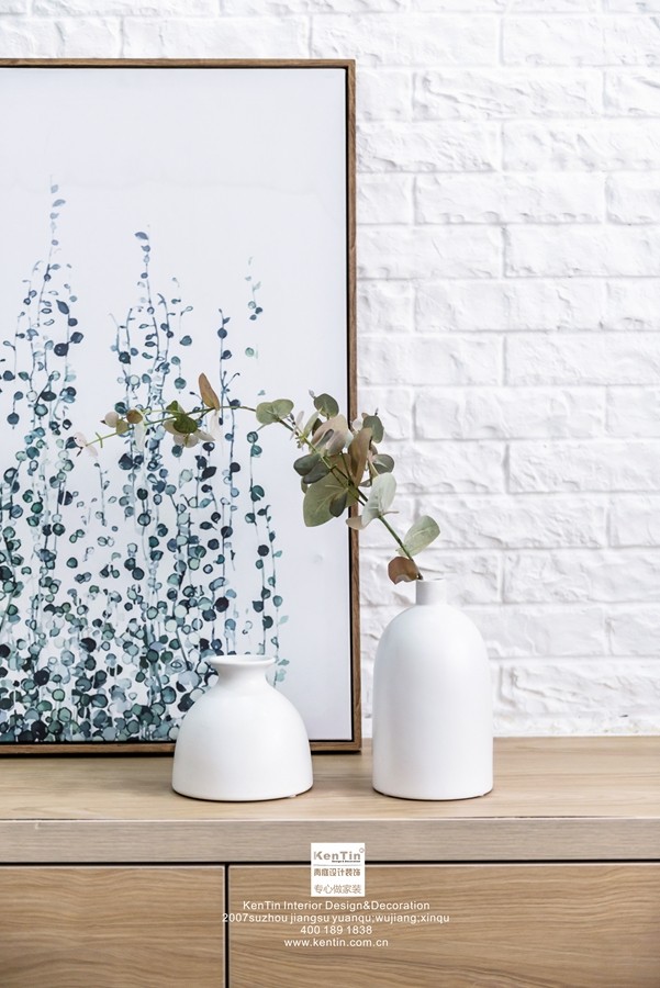 領袖金品北歐風格三居室裝修實景案例小景