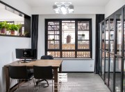 吳江麗灣域工業(yè)風(fēng)別墅餐廳裝修實(shí)景案例