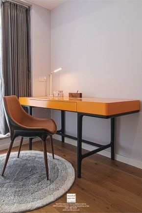 佳兆業(yè)悅峰現(xiàn)代簡約三居室書房裝修實景案例