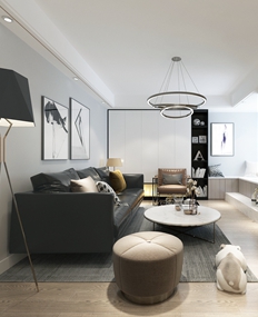 蝴蝶灣現(xiàn)代風(fēng)格裝修實景案例