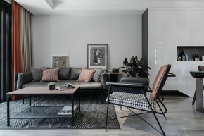 現(xiàn)代簡約風格兩居室客廳裝修效果圖