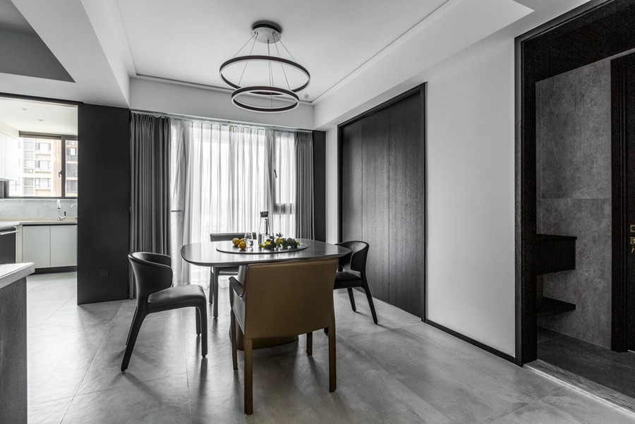 現(xiàn)代簡約風(fēng)格二居室餐廳裝修效果圖